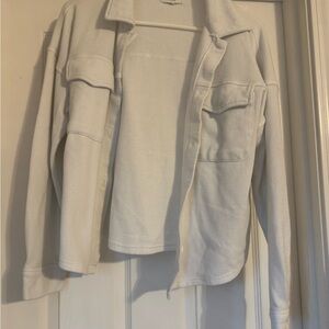 Hippie Rose White Button-Up